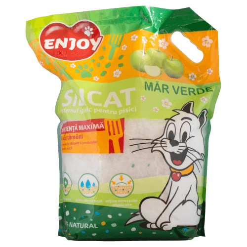 Nisip pentru litiera cu mar verde Enjoy