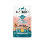 Pouch Naturo Dog Adult Mini cu Somon si Orez