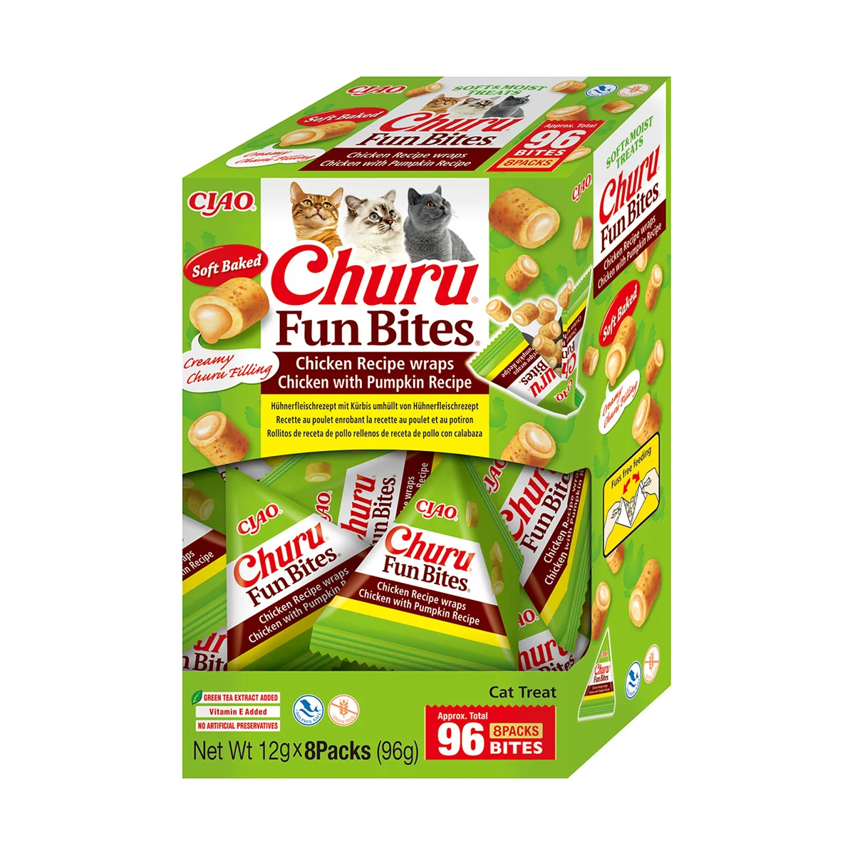 Churu Cat Fun Bites Reteta cu Pui si Dovleac