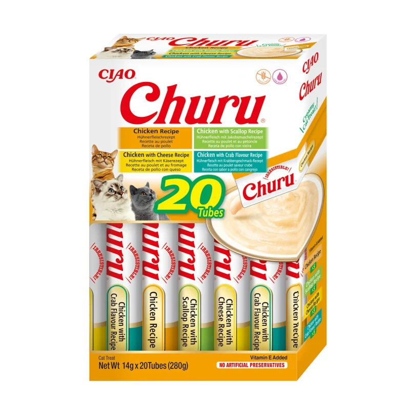 churu-cat-varieties-recompense-cremoase-cu-pui-20-buc-006713 Churu Cat Varieties Recompense Cremoase cu Pui 20 buc