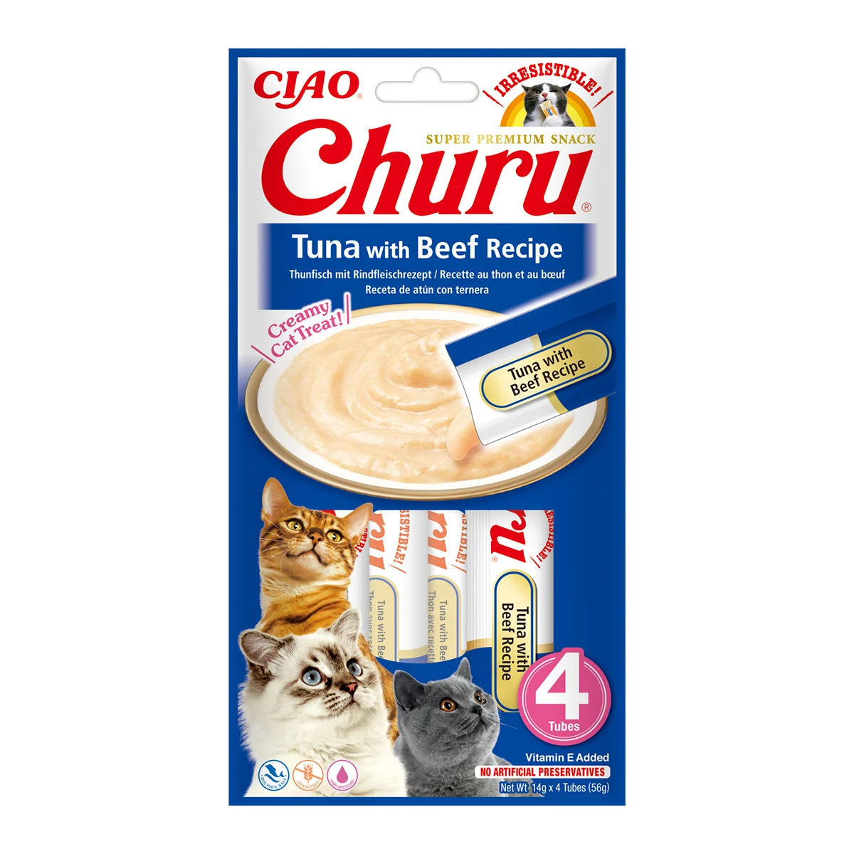 Churu Recompensa Cremoasa cu Ton si Vita