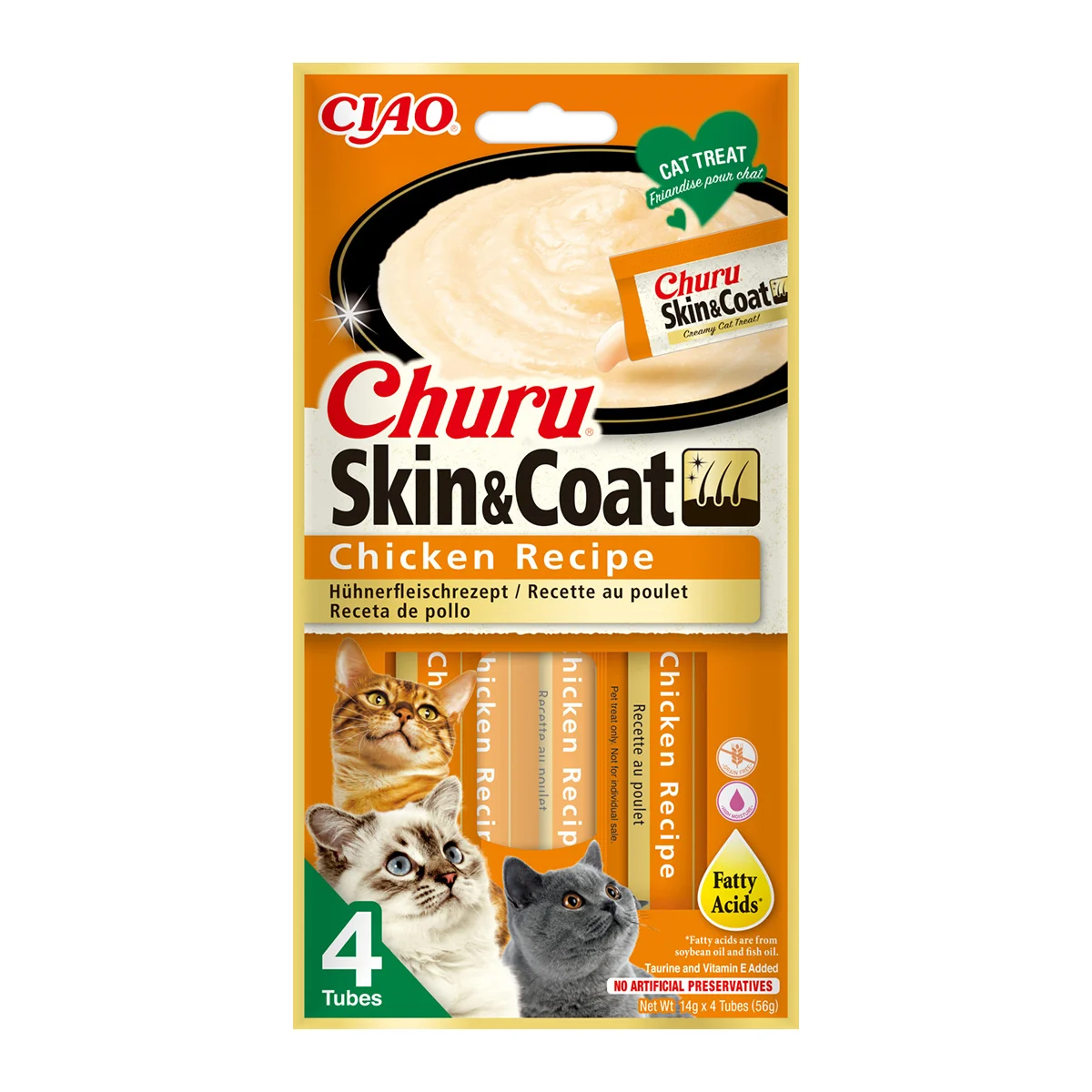 Churu Skin&Coat Recompensa cu Pui