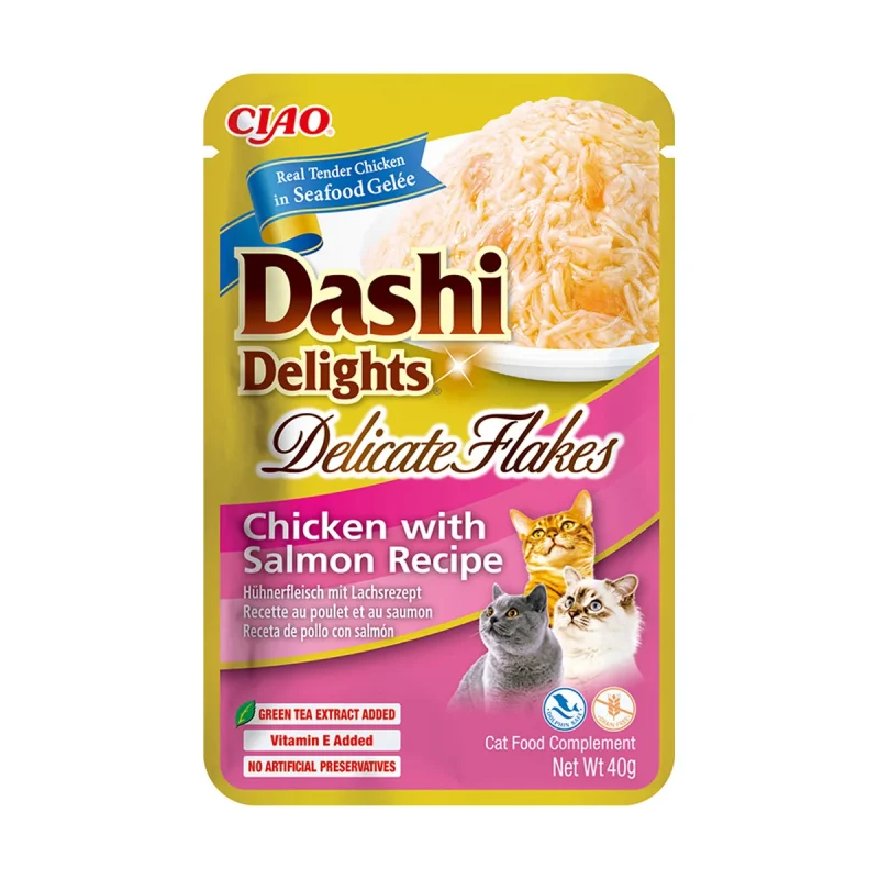 Ciao Dashi Delights Delicate Flakes Reteta cu Pui si Somon