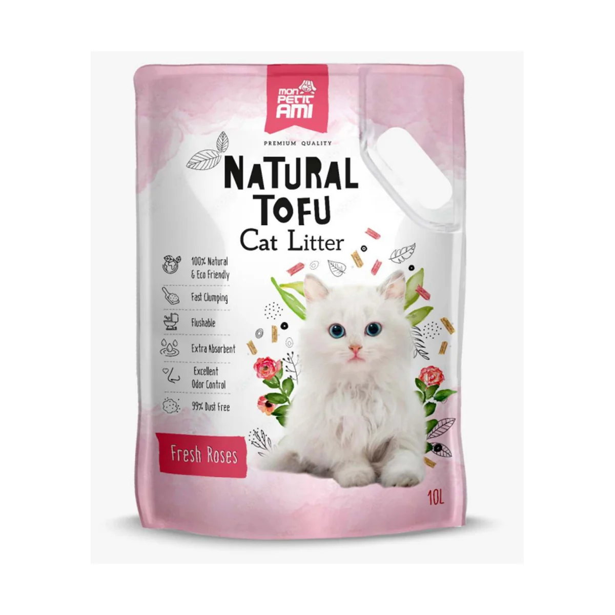 Mon Petit Ami - Asternut Tofu Trandafiri 10L