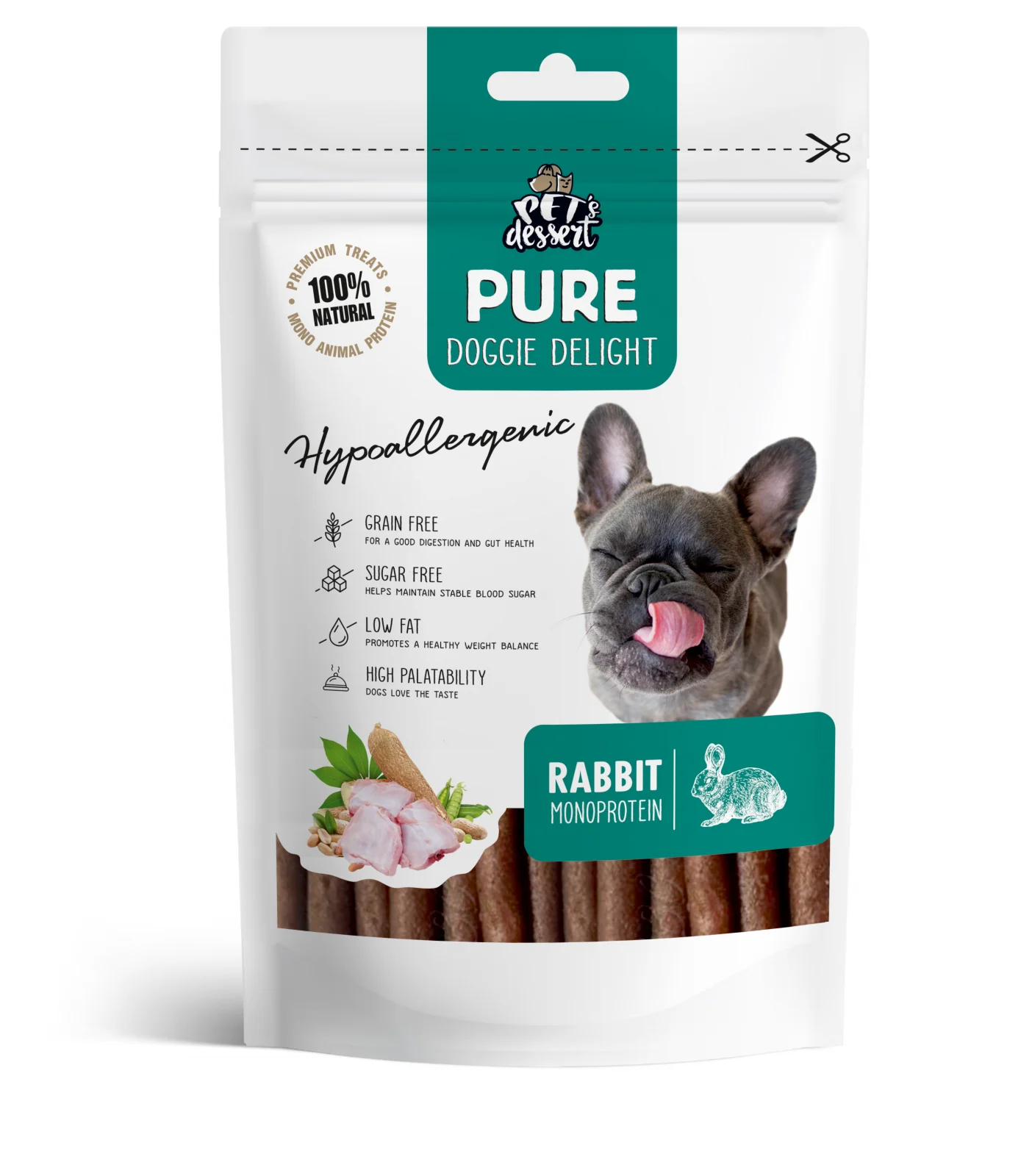 Pet's Dessert Rabbit Monoprotein Hypoallergenic 0.80