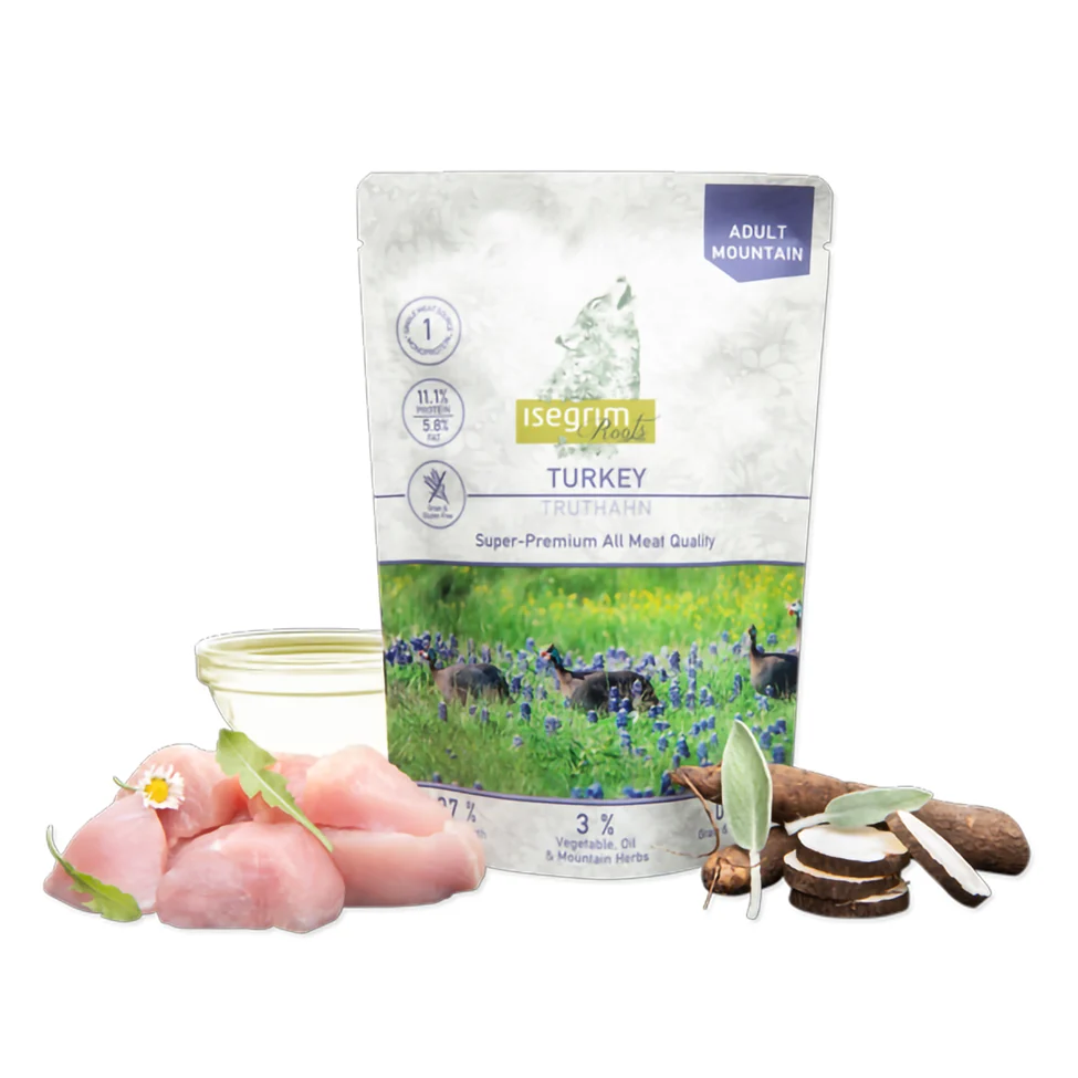 Pouch Isegrim Dog Adult Mountain - Turkey 410 Gr.