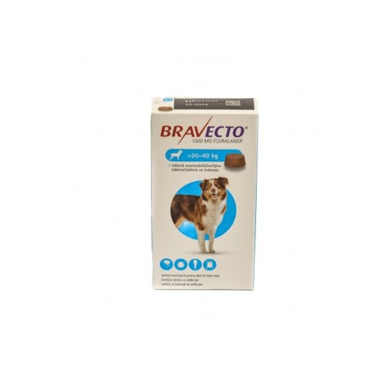 Bravecto 1000 mg 1x1tabletă
