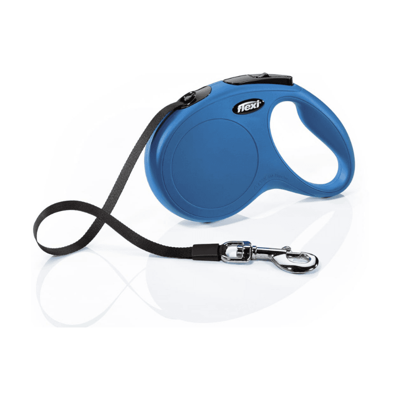 Flexi Classic lesă retractabilă albastra tip bandă