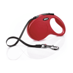 Flexi Classic lesă retractabilă roșie tip bandă