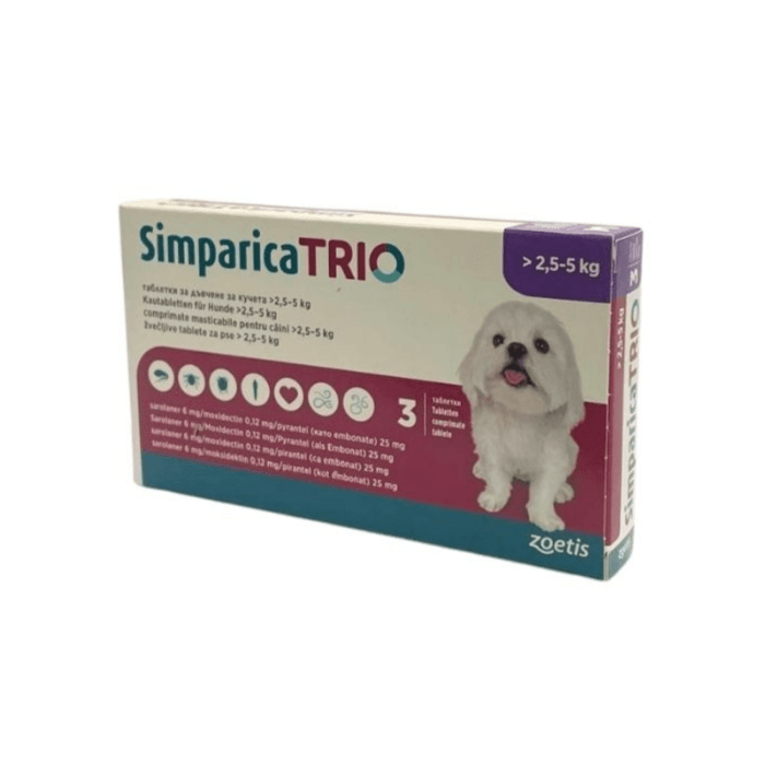 Simparica Trio 6mg (2.5-5kg)