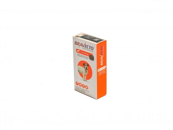 Bravecto 250mg 1x1tab (4,5-10kg) - imagine 2