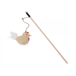 Jucarie pentru pisici Enjoy Undita din lemn 40cm