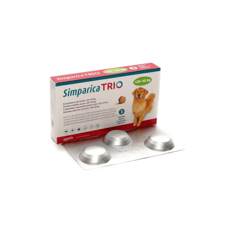Simparica Trio Caini (20-40 kg) Zoetis