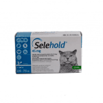 Solutie spot-on pisici talie medie (2.6-7.5 kg), Selehold Cat 45 mg