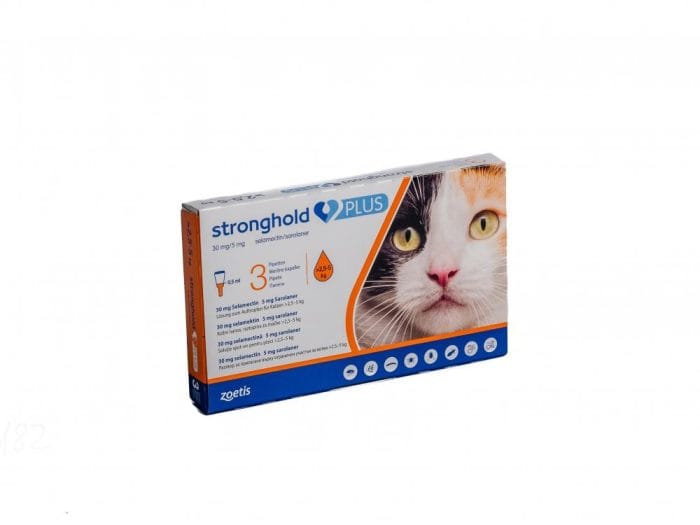 Solutie spot-on pisici Stronghold Plus 30mg - imagine 2