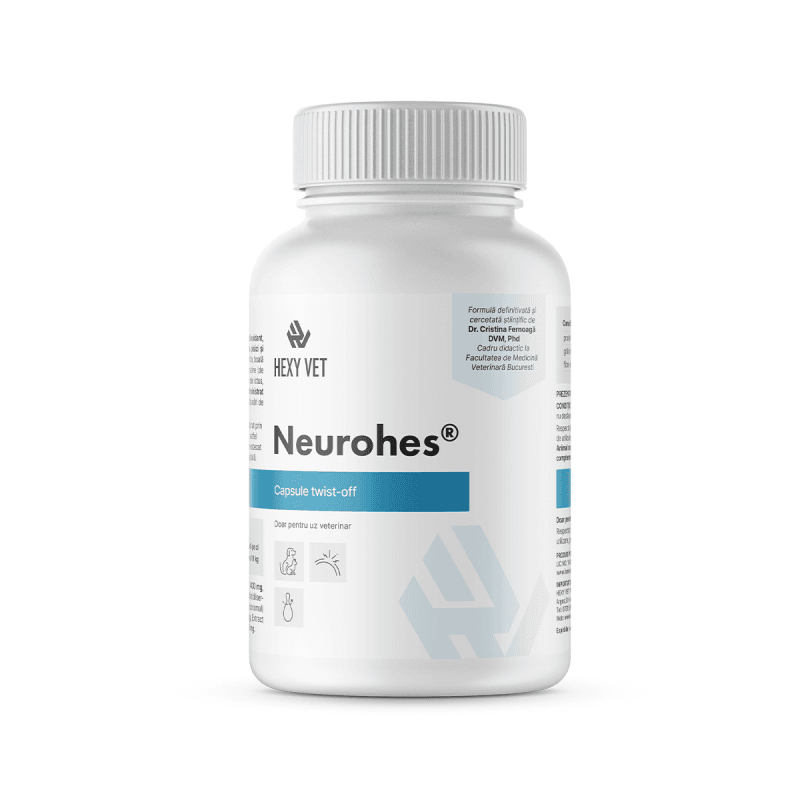 Neurohes supliment pentru caini si pisici cu probleme neurologice sau osteoarticulare