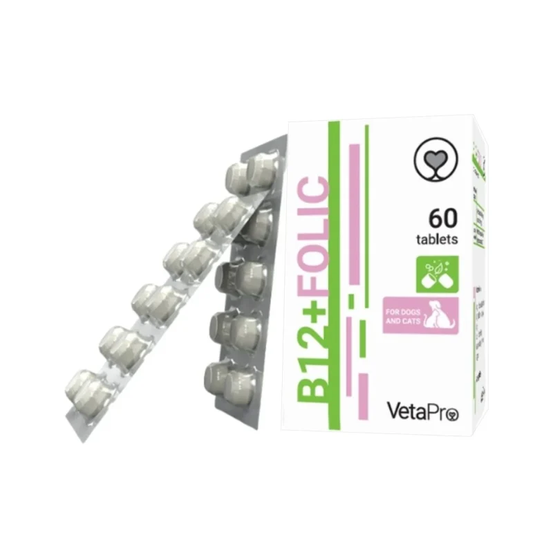 VetaPro Acid Floc + B12, 60 tablete
