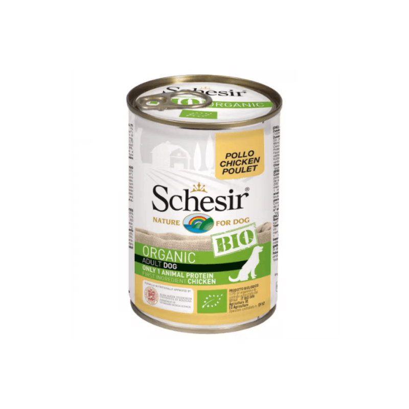 Hrana umeda caini Schesir Dog Bio 400 g pui