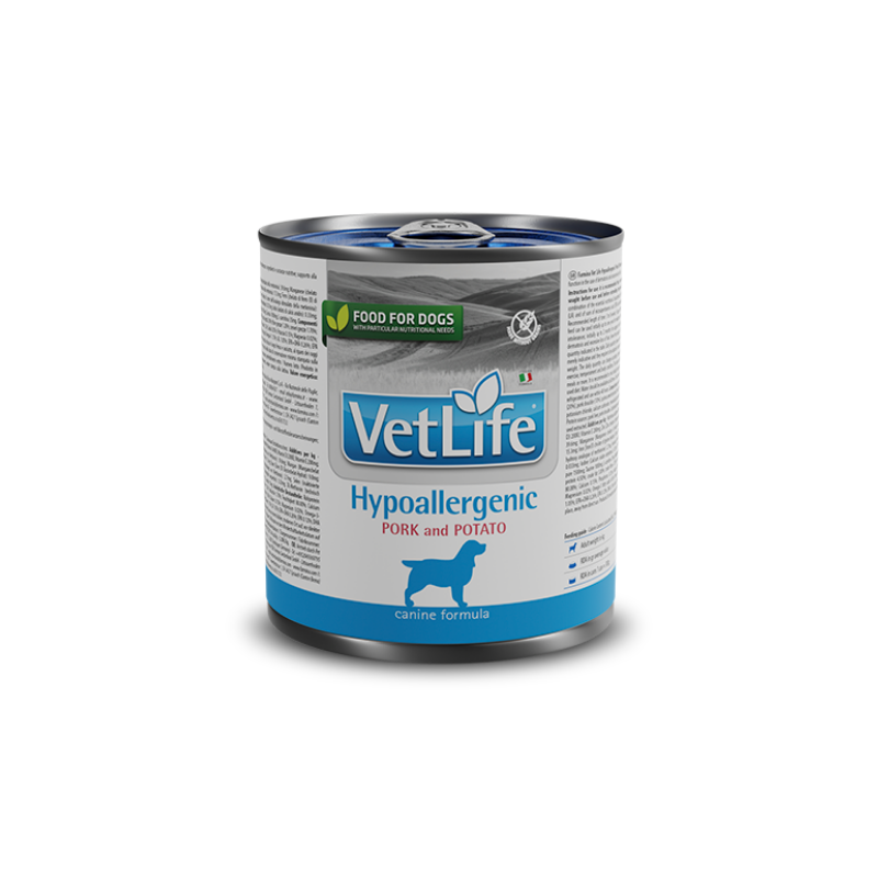 Hrană umedă caine Farmina Vet Life Hypoallergenic Porc & Cartof