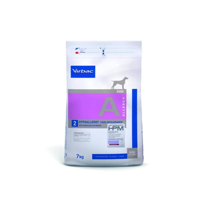 HPM Dog Hypoallergy with Hydrolysed Fish Protein Virbac 7kg