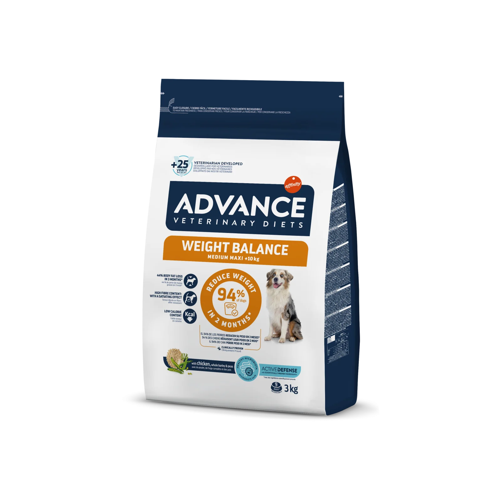 advance-caine-weight-balance-dieta-pentru-reducerea-greutatii-3-kg-288138 Advance Veterinary Diets Câine – Weight Balance – Dietă pentru reducerea greutății