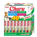 Churu Cat Varieties Recompense Cremoase cu Ton si Fructe de Mare 40 buc