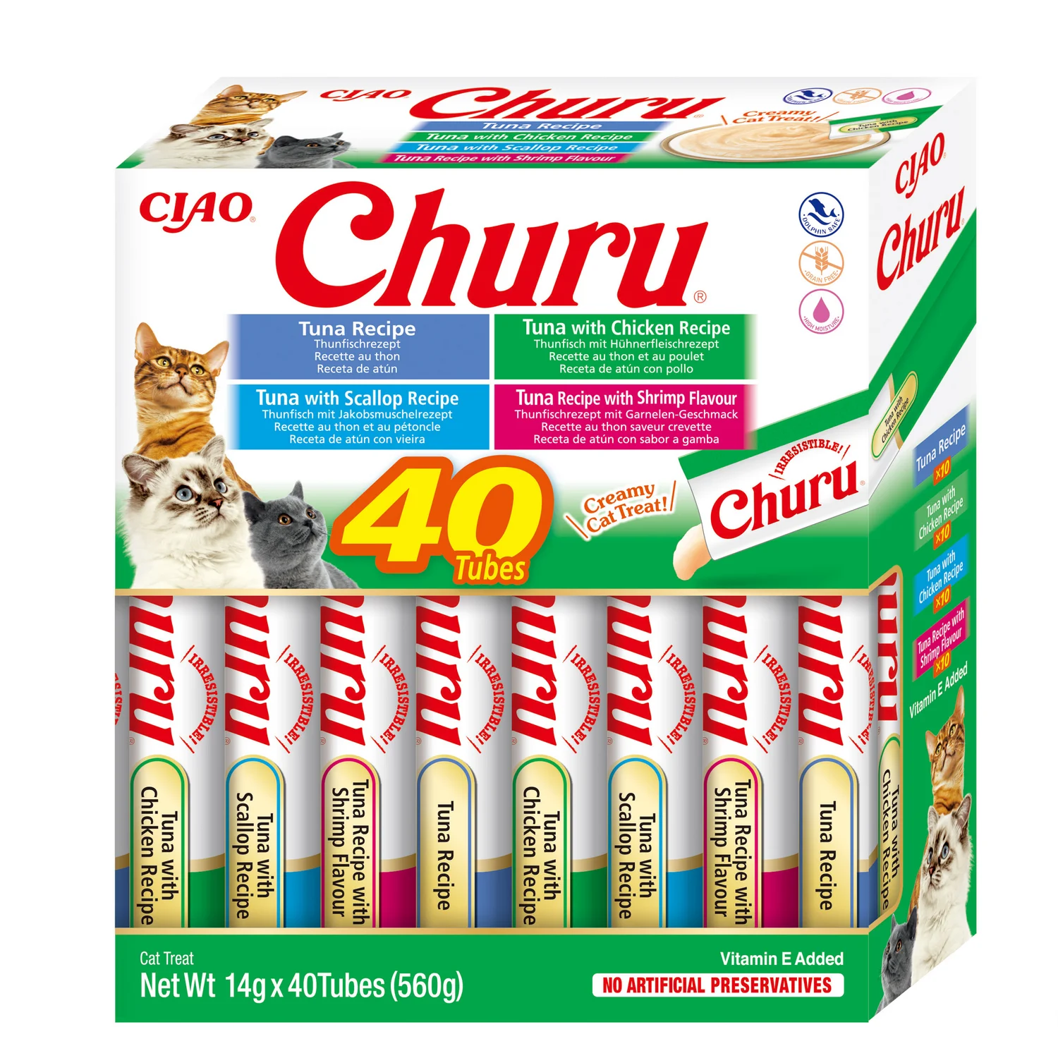 churu-cat-varieties-recompense-cremoase-cu-ton-cu-scoici-40-buc-102901 Churu Cat Varieties Recompense Cremoase cu Ton si Fructe de Mare 40 buc