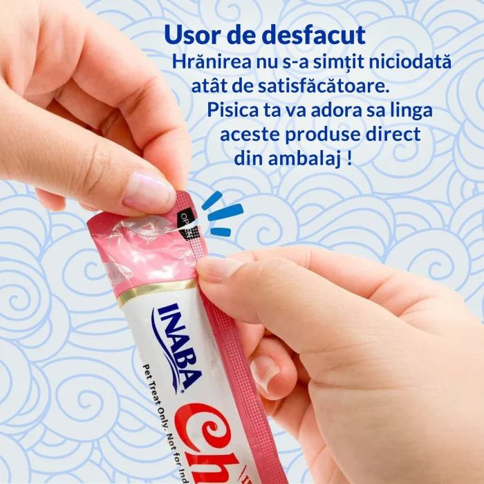 Churu Cat Varieties Recompense Cremoase cu Ton si Fructe de Mare 40 buc - imagine 4
