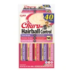 Churu Cat Varieties Hairball Recompense Cremoase cu Ton, Pui si Somon 40 Buc
