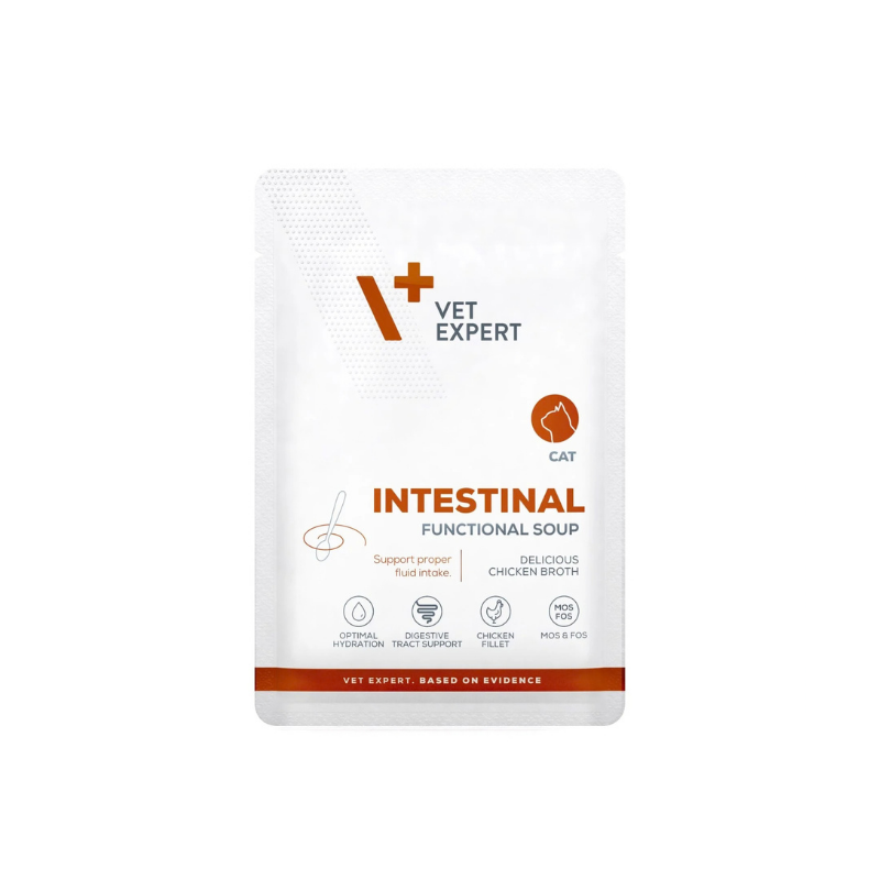 Dieta FUNCTIONAL SOUP pentru Pisici VetExpert Intestinal